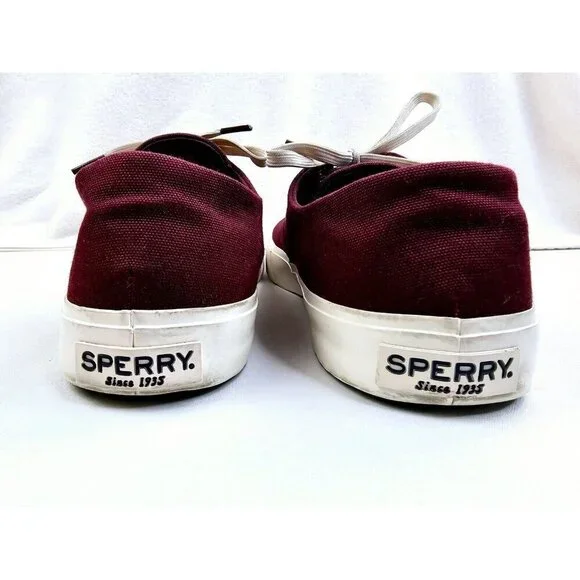 Sperry Top Sider Size 8.5M Women's Burgundy Low Lace Fashion Sneakers #STS81696 - Picture 12 of 12